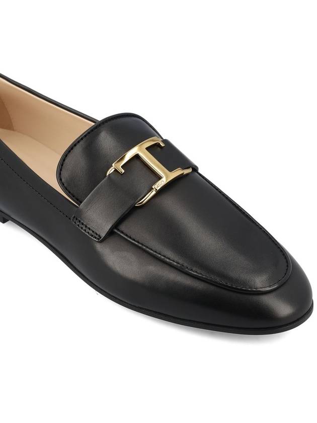 Tods T Timeless Leather Loafers Black - TOD'S - BALAAN 5