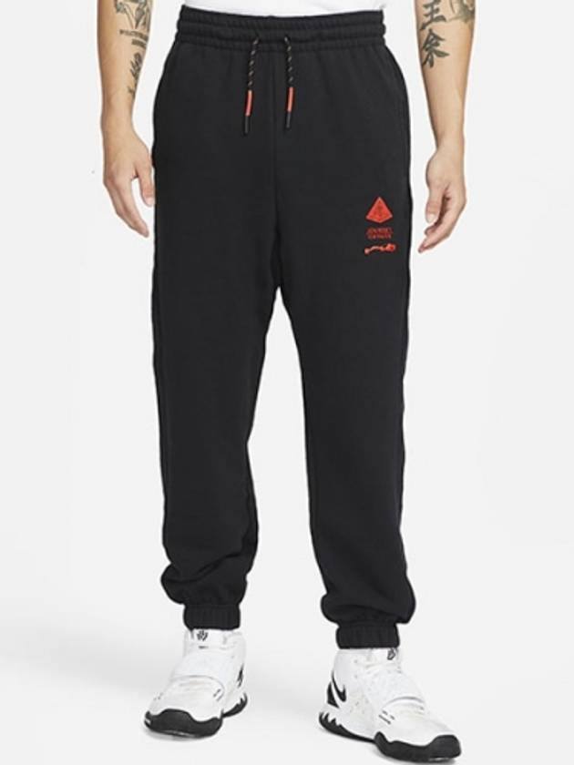 01-DA6688-010-Kyrie-Training Fleece Pants-Black - NIKE - BALAAN 1