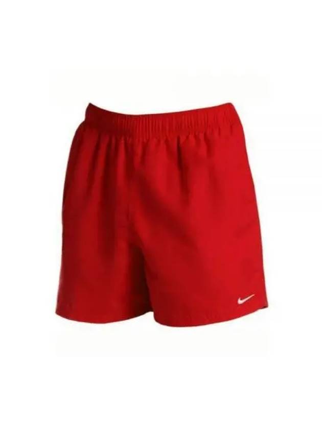 Men's Swim Essential 7 Volley Shorts Red - NIKE - BALAAN 2