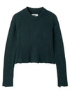 Distressed Cut Out Knit Top Dark Green - MAISON MARGIELA - BALAAN 2