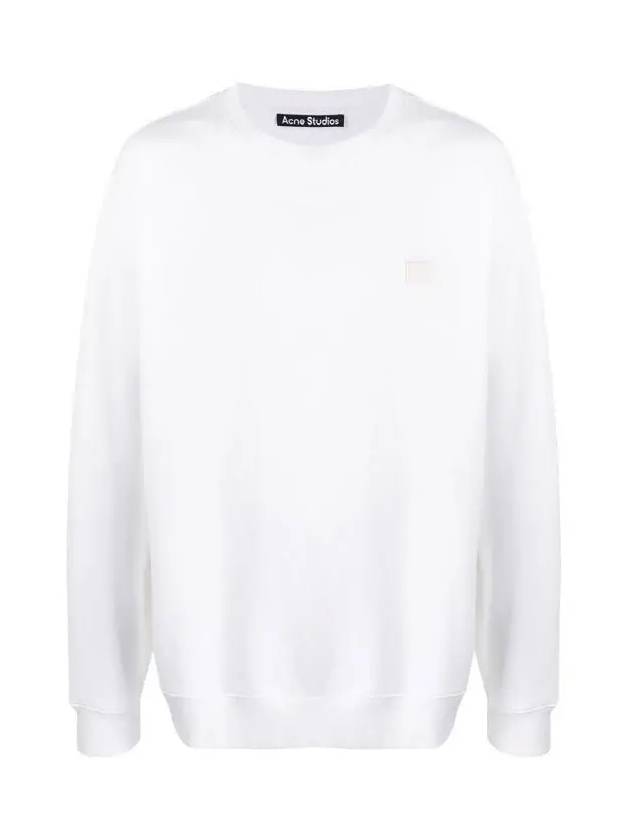 Forba Face Crewneck Logo Sweatshirt White - ACNE STUDIOS - BALAAN 3