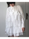 Ruffle Shirt Mini Dress WHITE Women s - RUBATI - BALAAN 8