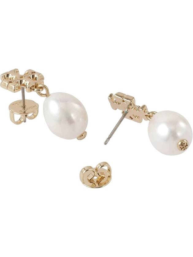 Kira Pearl Drop Earrings Gold - TORY BURCH - BALAAN 4