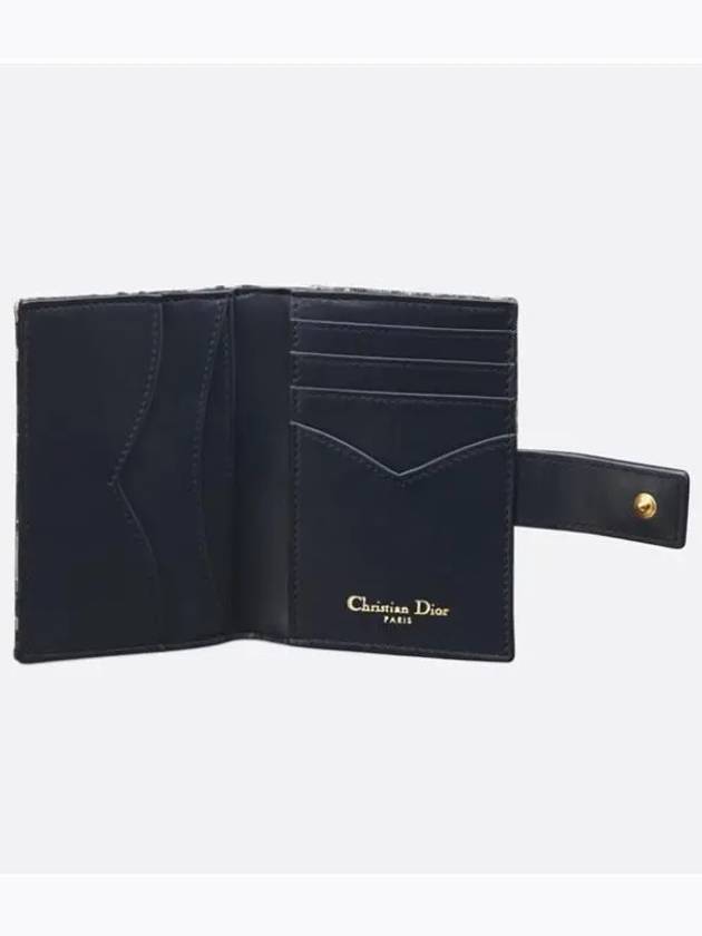 30 Montaine Vertical Card Wallet Oblique S2339UTZQ - DIOR - BALAAN 3