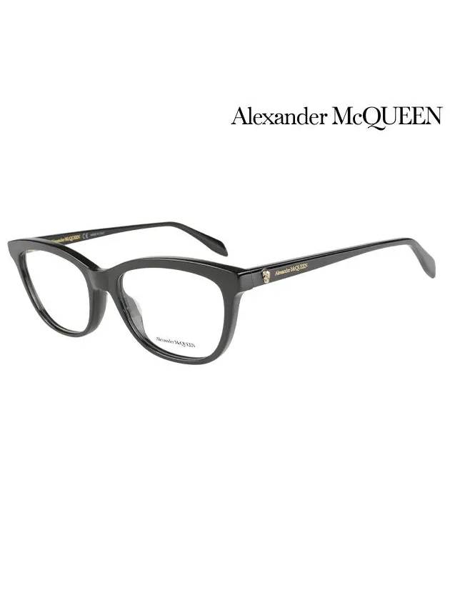 Eyewear Square Acetate Eyeglasses Black - ALEXANDER MCQUEEN - BALAAN 3