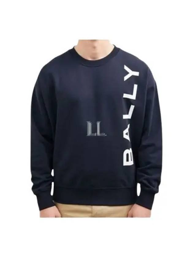 Logo Printing Sweatshirt Navy - BALLY - BALAAN 2