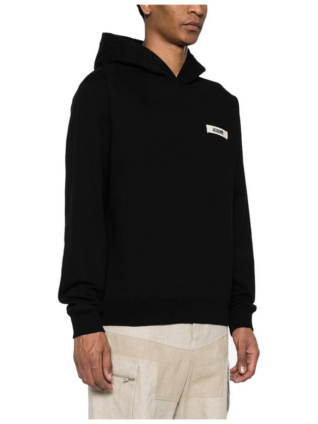 Le Gros Grain Hoodie Black - JACQUEMUS - BALAAN 3