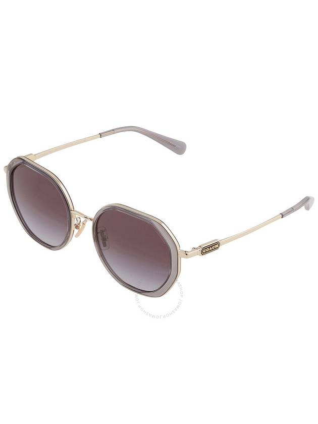 Coach Grey Gradient Geometric Ladies Sunglasses HC7141 90058G 54 - COACH - BALAAN 3