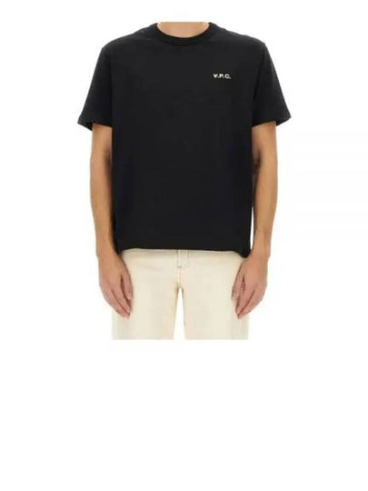 Boxy Petit VPC Short Sleeve T-Shirt Black - A.P.C. - BALAAN 2