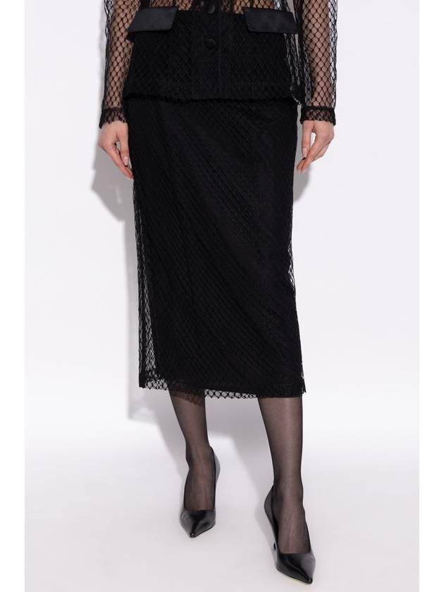 Dolce & Gabbana Skirt With Detachable Outer Layer, Women's, Black - DOLCE&GABBANA - BALAAN 3