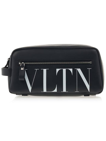 VLTN Pouch Bag Black - VALENTINO - BALAAN 1