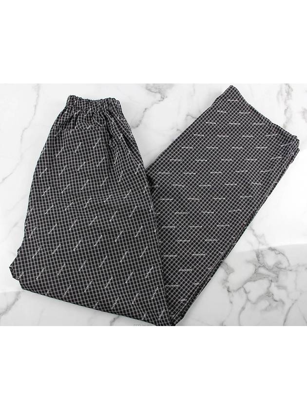 Men s Over Logo Wide Pants - BALENCIAGA - BALAAN 5