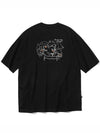 Dawn Push Me Embroidered Short Sleeve T-Shirt Black - CPGN STUDIO - BALAAN 3