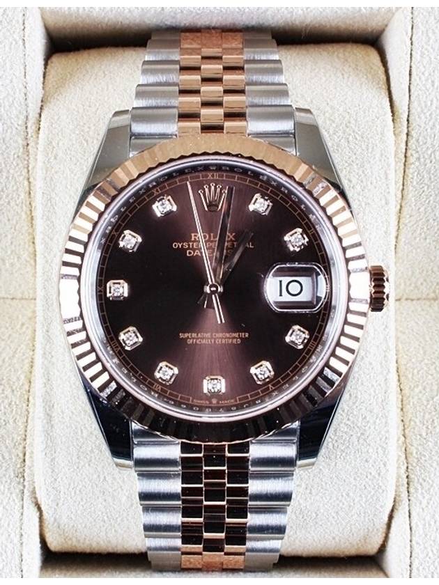 Rolex Datejust 41 Choco Edition 10p 23 Years - ROLEX - BALAAN 3