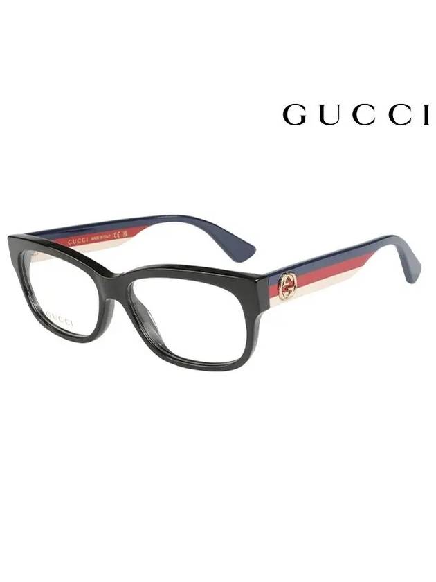 Eyewear Square Acetate Eyeglasses Black - GUCCI - BALAAN 3