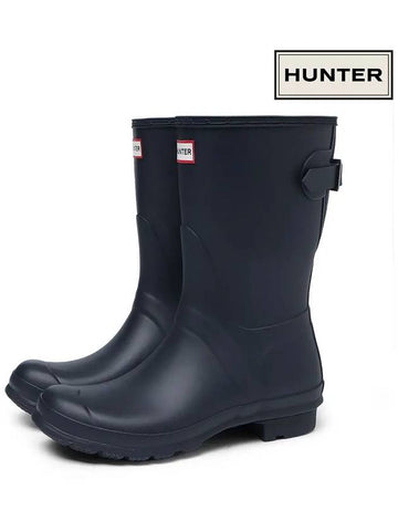 Original Bag Adjustable Short Rain Boots WFS1013RMA NVY - HUNTER - BALAAN 1