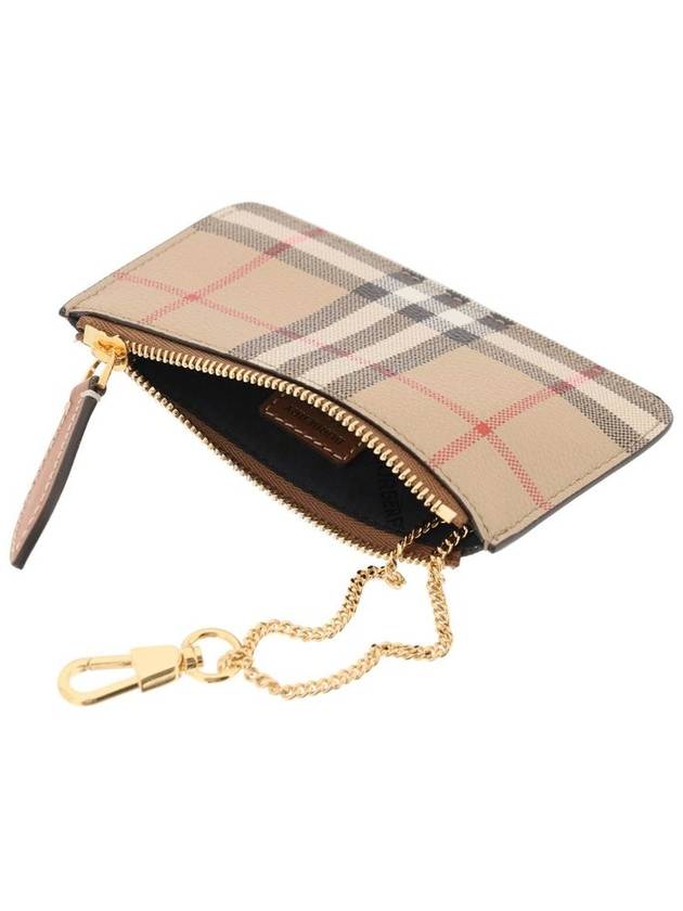 Check Strap Card Wallet Archive Beige - BURBERRY - BALAAN 4