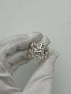 Large Chaine D'Ancre Enchainee Ring Silver - HERMES - BALAAN 7