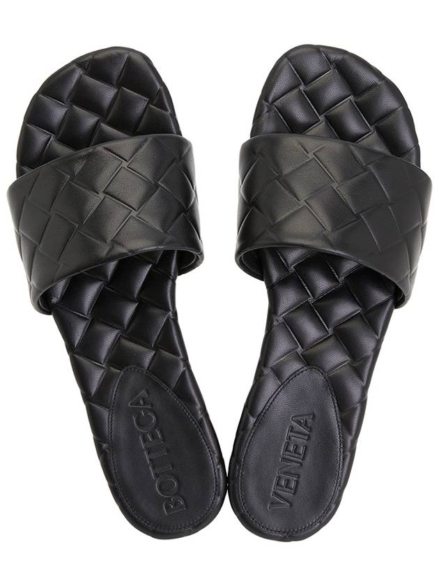 Flat Amy Mule Black - BOTTEGA VENETA - BALAAN 3