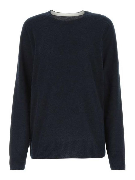 Lambswool Sweater Knit Top Blue - MAISON MARGIELA - BALAAN 1