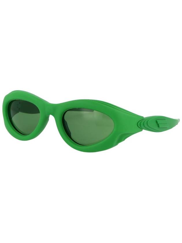 Eyewear Oval Sunglasses Green - BOTTEGA VENETA - BALAAN 3