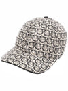 Gancini Logo Patch Ball Cap Beige - SALVATORE FERRAGAMO - BALAAN 1