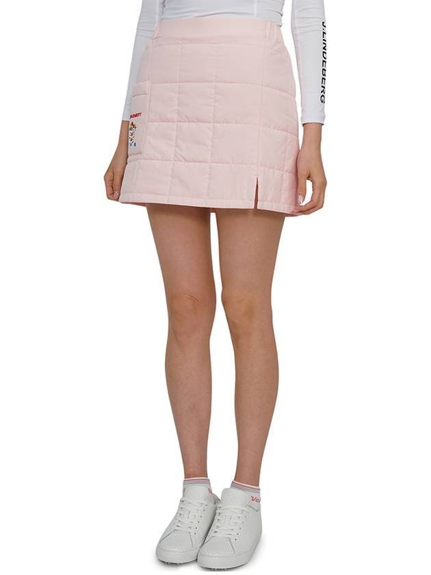 Women's Padded H-Line Skirt Pink - HORN GARMENT - BALAAN 3