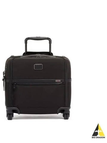 Alpha compact 4 wheel brief carrier black 1171571041 - TUMI - BALAAN 1