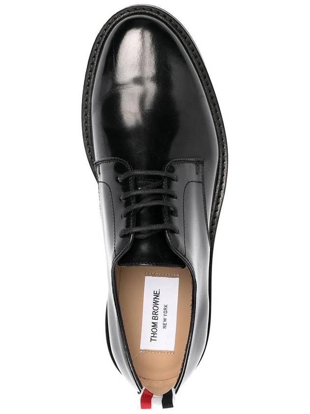 Calf Leather Micro Sole Uniform Shoe Black - THOM BROWNE - BALAAN 3