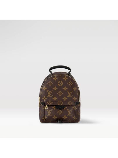 Palm Springs Monogram Mini Backpack Brown - LOUIS VUITTON - BALAAN 2