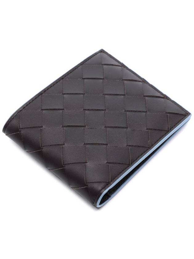 Intrecciato Bifold Half Wallet Brown - BOTTEGA VENETA - BALAAN 6