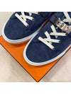 Men's Sneakers Calfskin Rose Gold Kelly Buckle Navy - HERMES - BALAAN 9