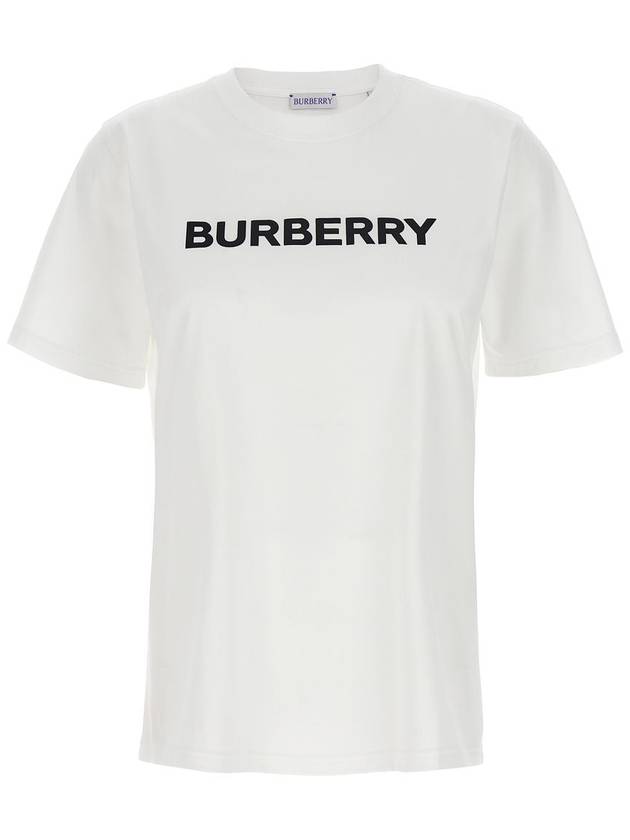 Logo Cotton Short Sleeve T-Shirt White - BURBERRY - BALAAN 2