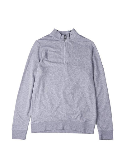 Batten Half Zip Sweatshirt Grey Marl - BARBOUR - BALAAN 2