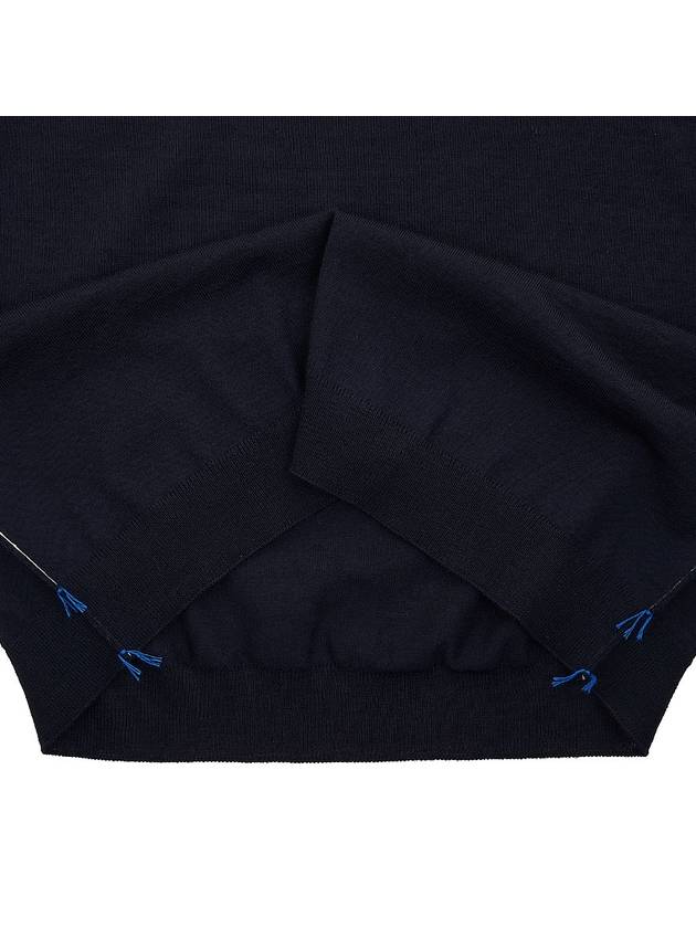 Work In Progress Wool Knit Top Navy - MAISON MARGIELA - BALAAN 9