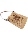 Woven Fabric Mini Bucket Bag Beige - MIU MIU - BALAAN 6