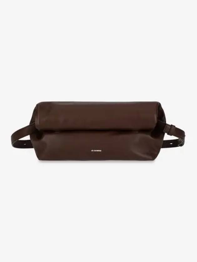 Rollup Small Cross Bag Brown - JIL SANDER - BALAAN 2