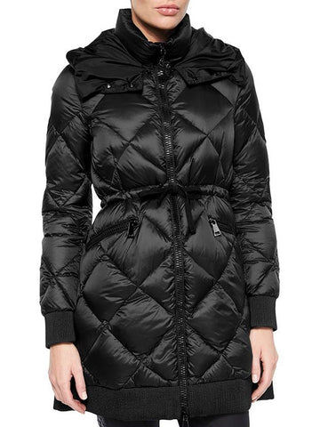 VERRERIE Quilted Ruffle Hood Long Padding - MONCLER - BALAAN 1