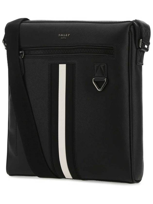 Mecoy Leather Messenger Bag Black - BALLY - BALAAN 3