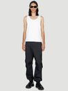 Triangle Logo Re-Nylon Jogger Track Pants Black - PRADA - BALAAN 3