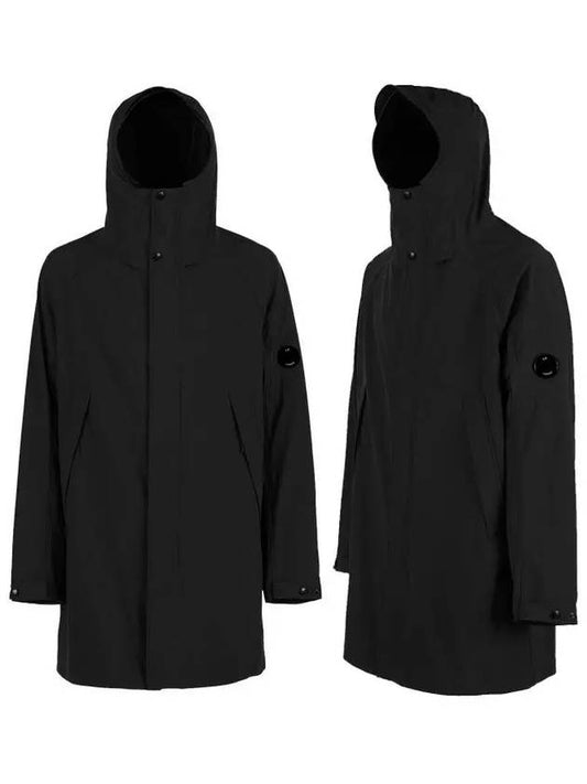 Shell R Lens Wappen Hooded Parka Black - CP COMPANY - BALAAN 2