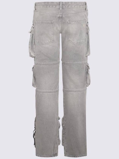 The Attico Grey Cotton Essie Cargo Jeans - THE ATTICO - BALAAN 2