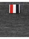 4 Bar Armband Classic Merino Wool Knit Top Medium Grey - THOM BROWNE - BALAAN 4