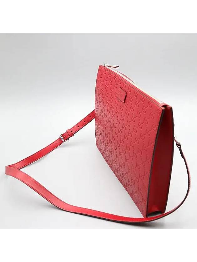 429004 Red Shima leather clutch and crossbag - GUCCI - BALAAN 5