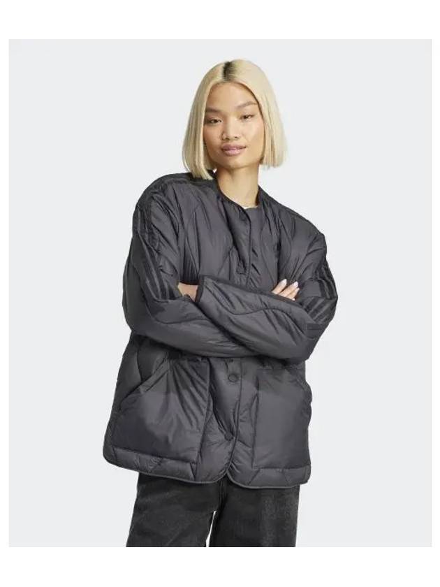 Fashion Quilted Liner Jacket Black - ADIDAS - BALAAN 1