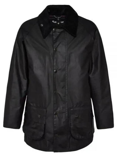 Men's Beaufort Wax Jacket Black - BARBOUR - BALAAN 2