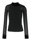 Reedition Second Skin Long Sleeve T-Shirt Black - COURREGES - BALAAN 2