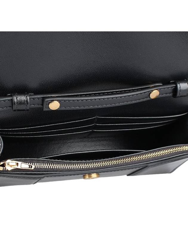 Hourglass Chain Mini Calfskin Cross Bag Black - BALENCIAGA - BALAAN 5