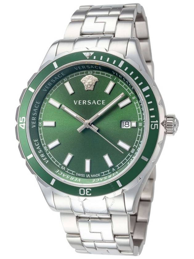 Versace Hellenyium Quartz Green Dial Men's Watch VE3A01022 - VERSACE - BALAAN 1