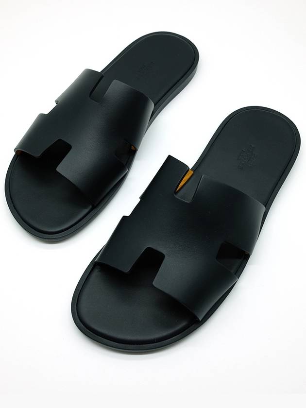 Izmir Sandal Calfskin & Noir - HERMES - BALAAN 3